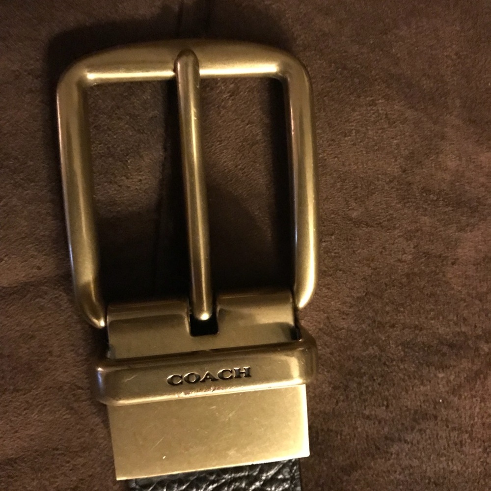 Coach men’s belt (reversible)